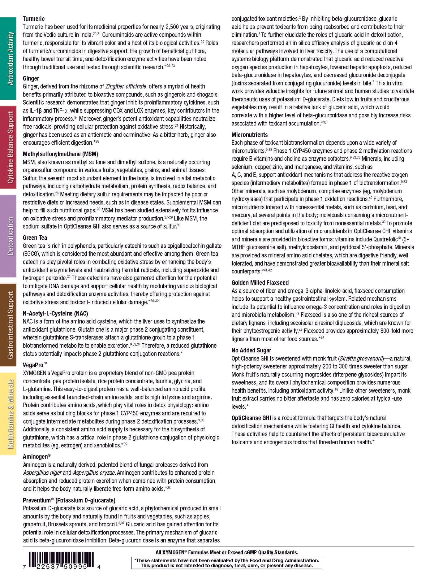 Opti-Cleanse GHI Detoxification System- 20 pouch/serving