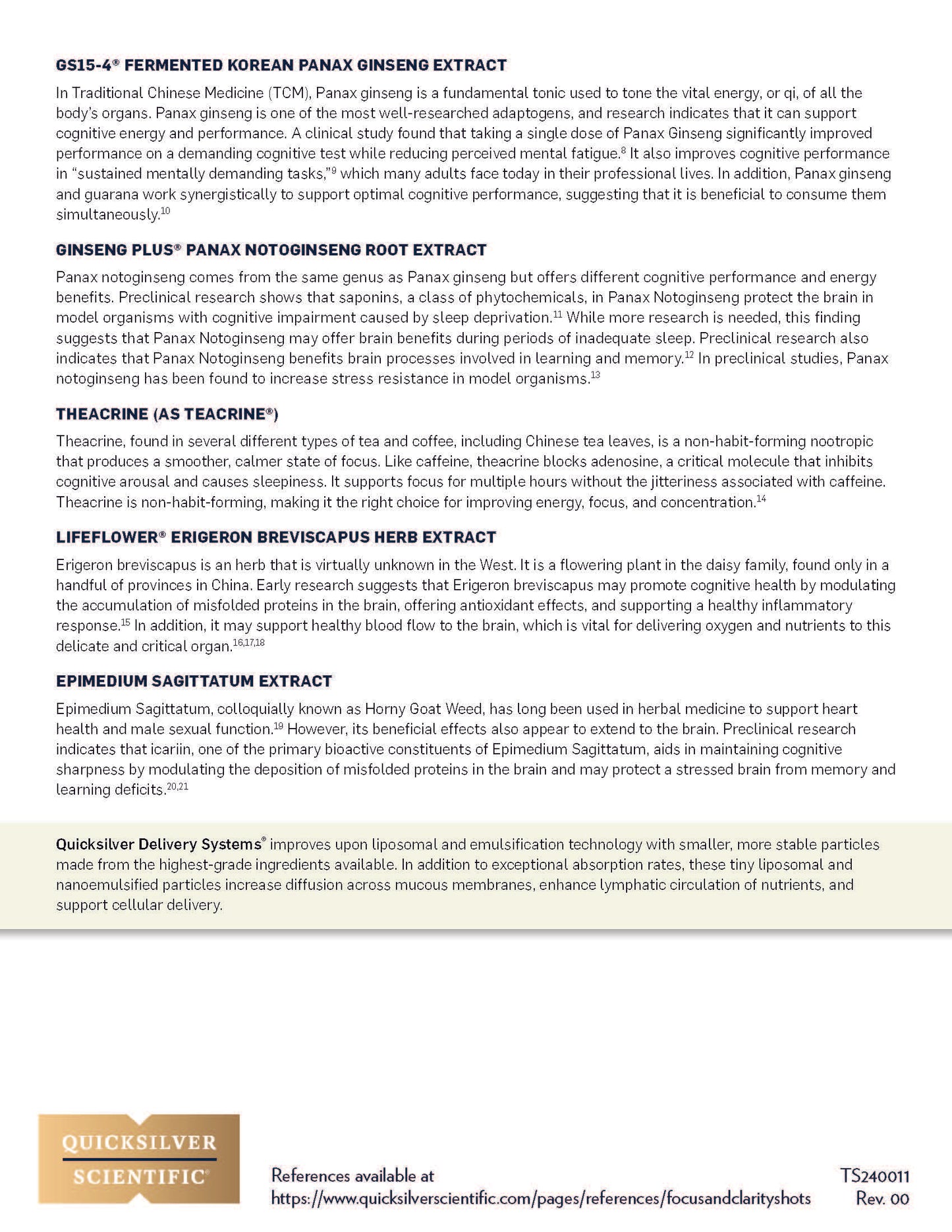 LIPOSOMAL FOCUS & CLARITY SHOTS