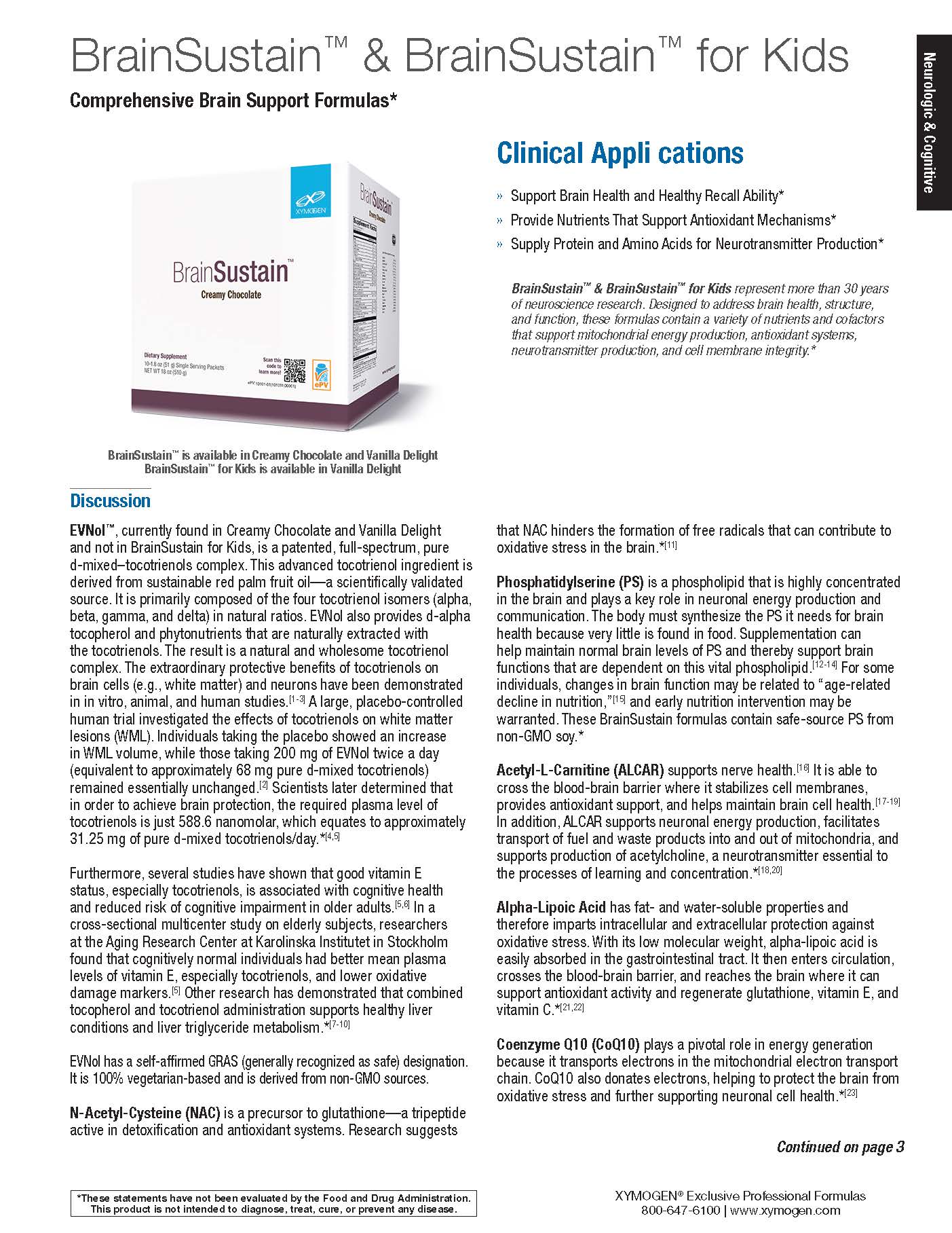 Brain Sustain 10 pouch system