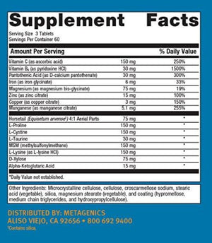 Collagenics 180 tablets