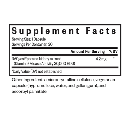 DAO ENZYME- formerly Histamine Digest