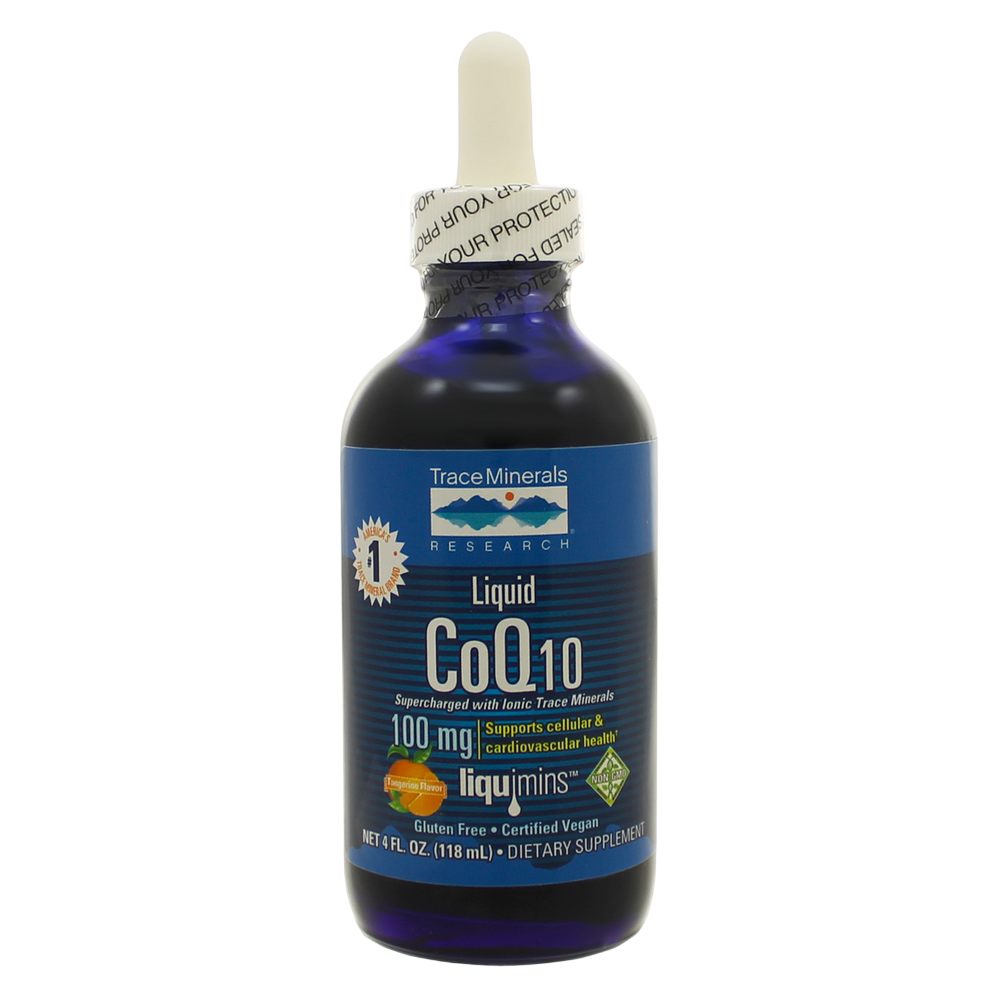 Liquid CoQ10 100 mg 118 mil Trace Minerals