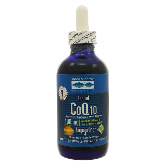 Liquid CoQ10 100 mg 118 mil Trace Minerals