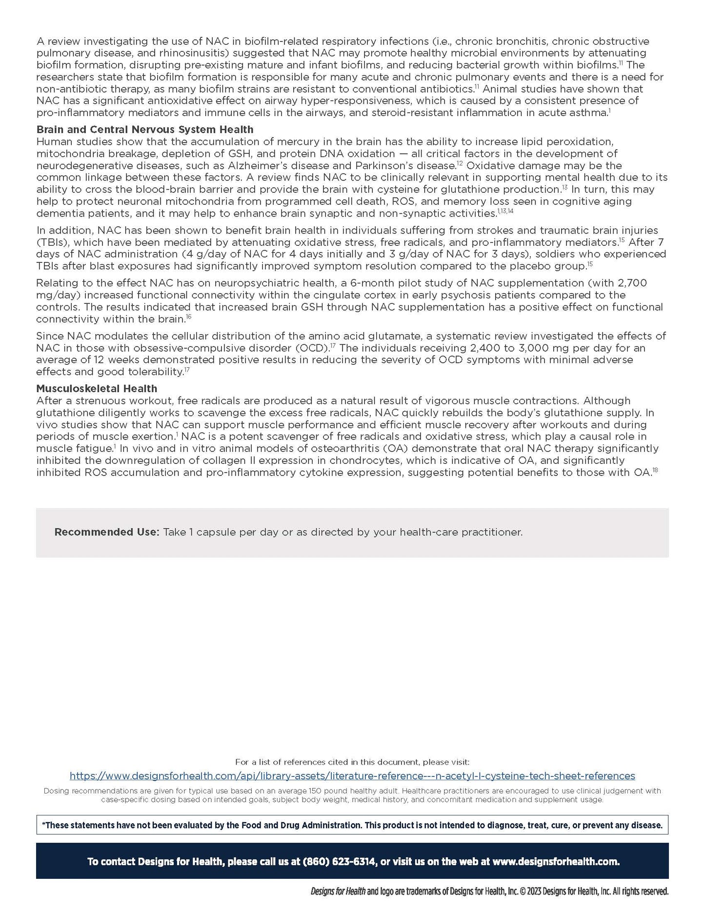 NAC (N-Acetyl-Cysteine)  900mg 120 capsules