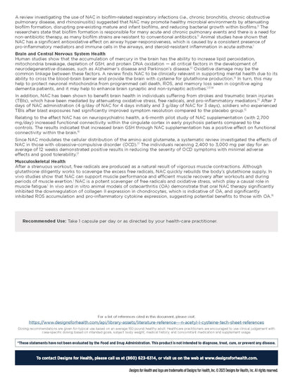 NAC (N-Acetyl-Cysteine)  900mg 120 capsules