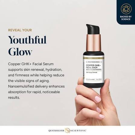 Copper GHK+Facial Serum Serum with Cycloastragenol