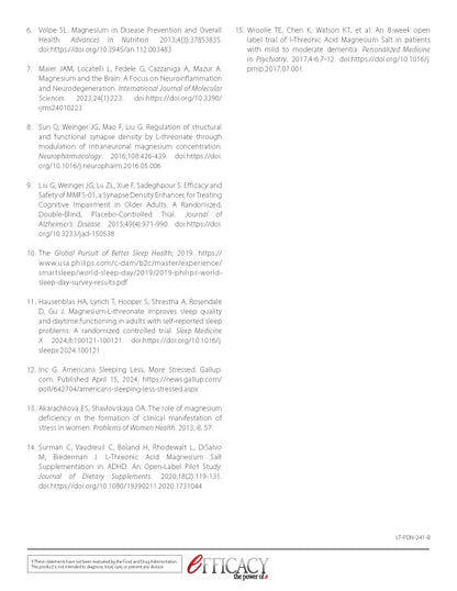 Magnesium L-Threonate (Magtein)