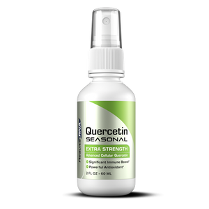 Quercetin seasonal throat spray