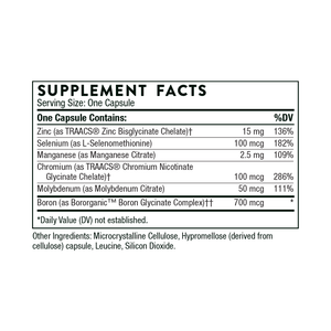 Trace Mineral Caps