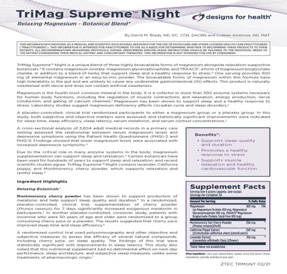 TriMagSupreme NIGHT Powder