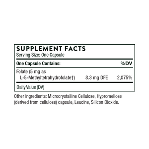 5-MTHFolate 5mg 60ct