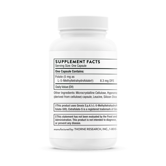 5-MTHFolate 5mg 60ct  // purchase in our Fullscript store