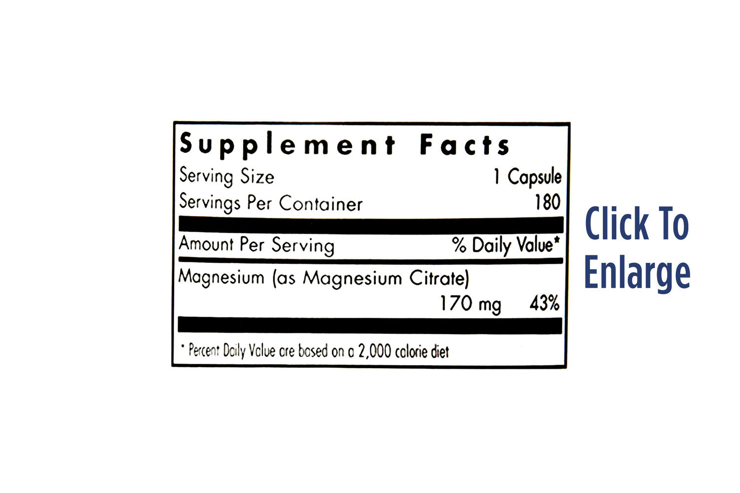 Magnesium Citrate