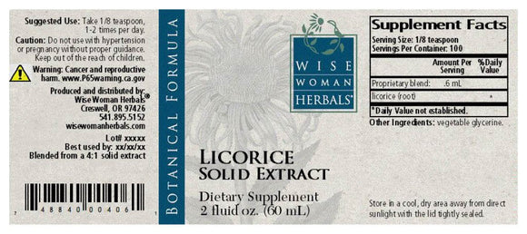 Licorice Solid Extract  // purchase on our Fullscript store