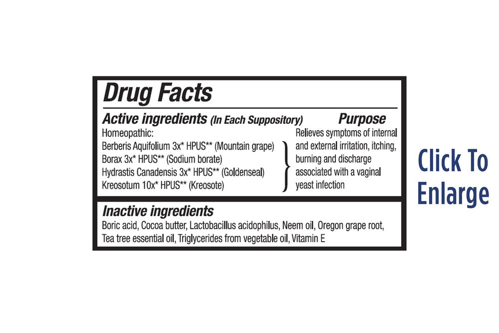 Yeast Arrest 14 suppositories