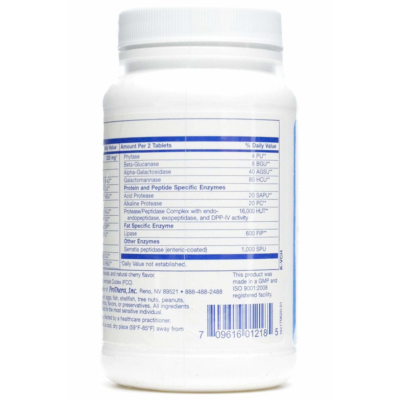 Ther-Biotic Vital-Zymes Chewables 180